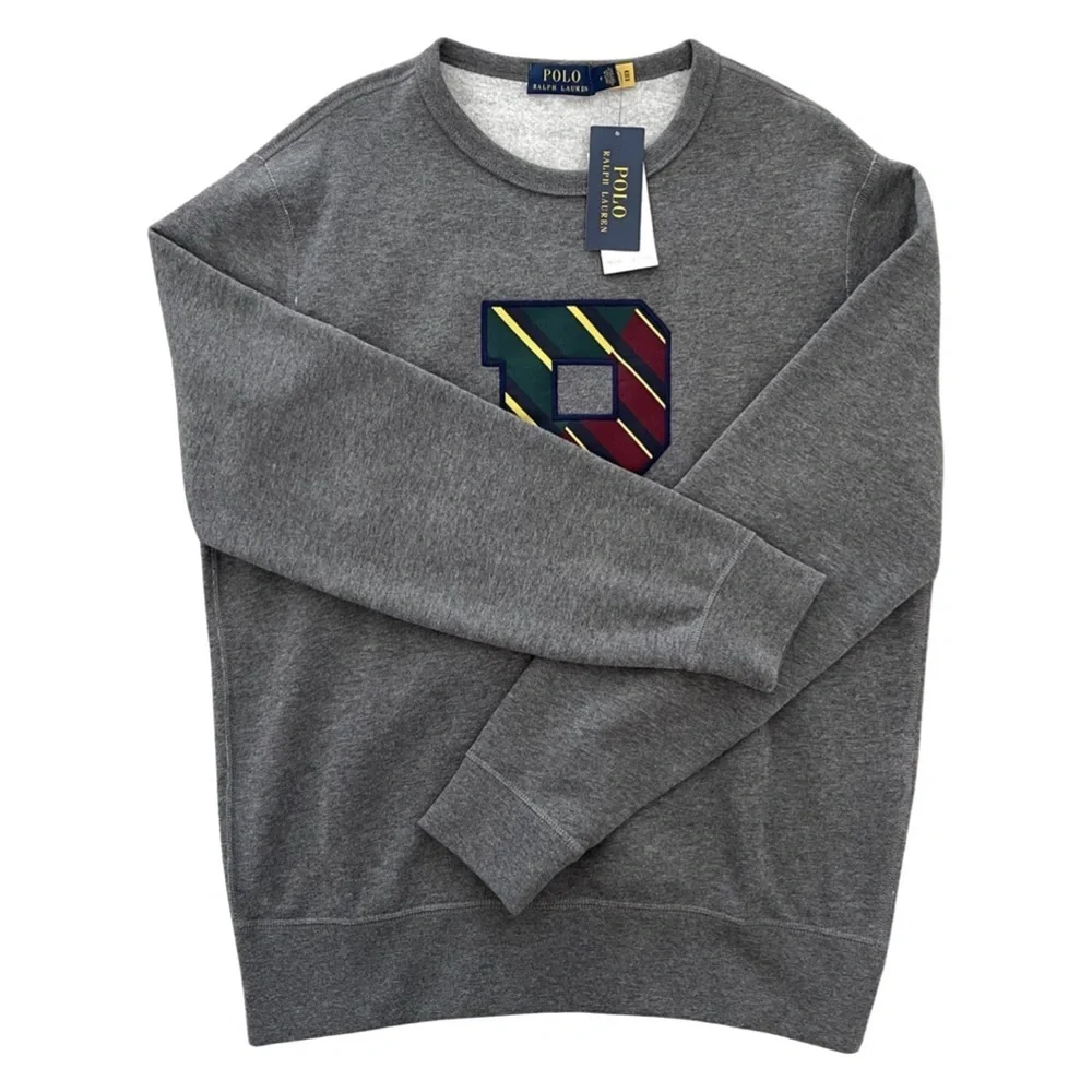 Polo by Ralph Lauren Letterman P Sweatshirt Size M